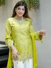 KF 2115 Kalaai Viscose Silk Embroidery Plazzo Suits
